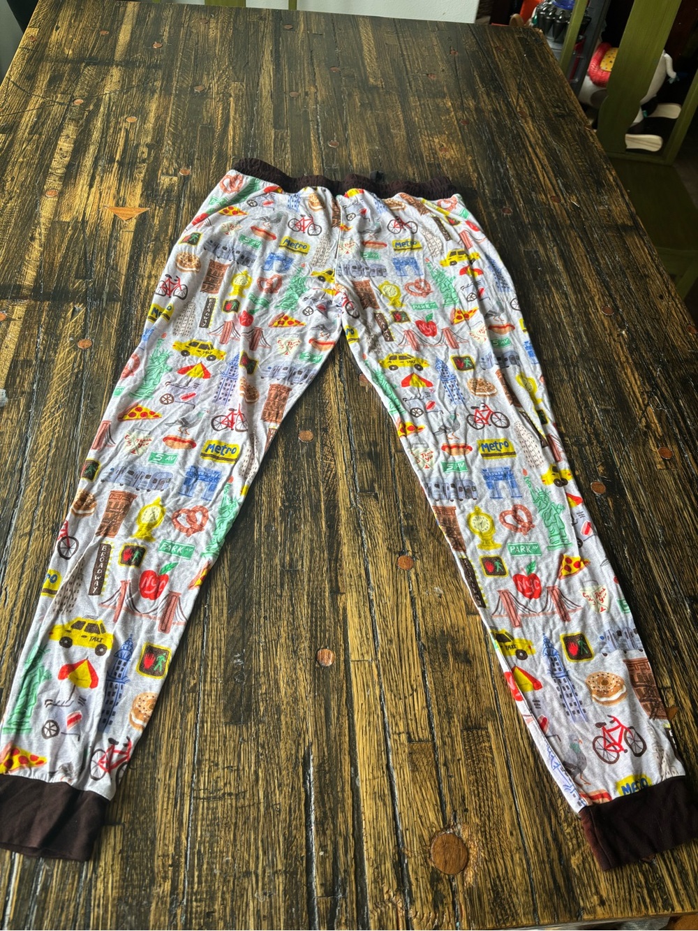 Little Sleepies NYC Pajama Bottoms with Multicolor Prints